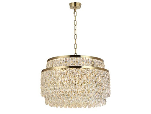 Подвесная люстра Newport Tiffany 8530/60 C gold polished