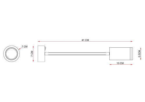 Настенный светильник Arte Lamp Imai A2266AP-1WH
