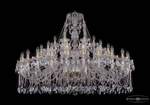 Подвесная хрустальная люстра 1413 Bohemia 1413/24+12+6/530 G