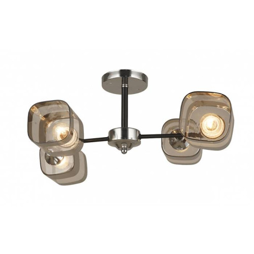 Люстра потолочная 4*Е27 MD.1548-4-S-CH+BK