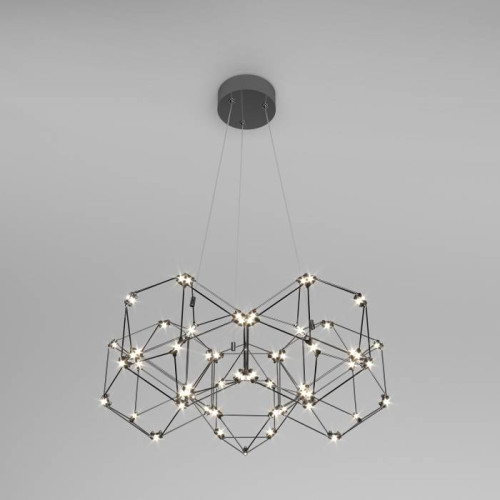 Подвесная люстра Eurosvet Uma 90169/5 черный жемчуг