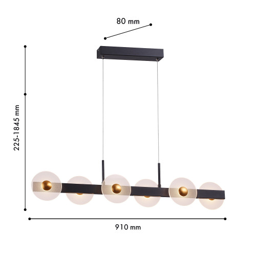 Светильник подвесной Favourite Solskin 4317-6P
