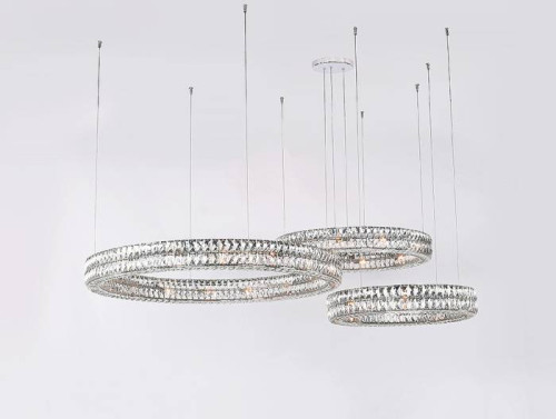 Потолочная чашка Newport Elizabeth 2 Потолочная чашка 8550 D15 3 горизон.кольца chrome