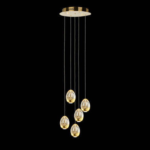 Люстра каскадная Delight Collection Terrene MD13003023-5A gold