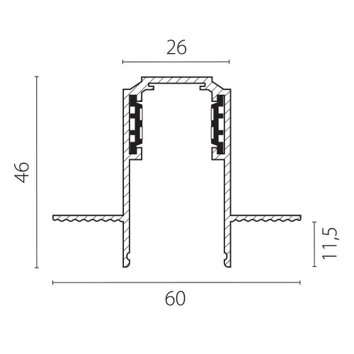 Шинопровод Lightstar Uno 509226