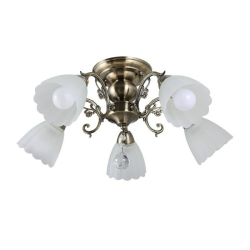 Потолочная люстра ЭкономСвет 4671 4671/5AB WT