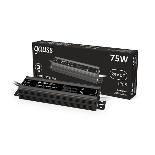 Драйвер для LED ленты Gauss Блок питания 202022075