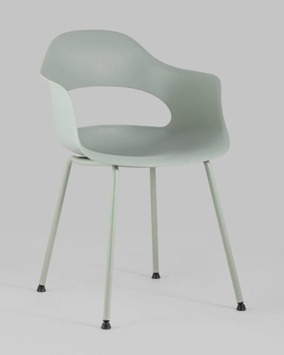Стул пластиковый Stool Group Lady SL-7018K greyish green 90455
