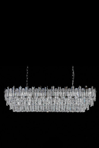 Подвесная люстра LEON Jacqueline LE7161/1200L CH/GR