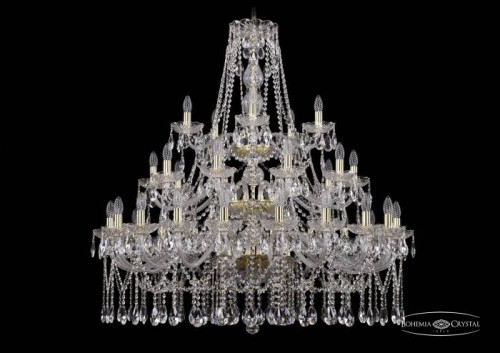Подвесная хрустальная люстра 1413 Bohemia 1413/20+10+5/400/3d G
