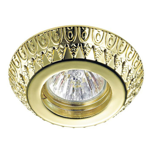 Встраиваемый светильник с узорами Forza 370247 Novotech