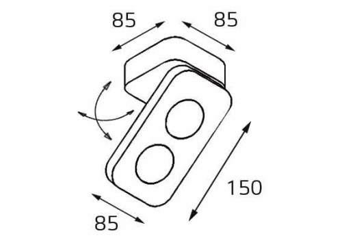 Светильник спот Italline 62LVL 62AC21 white