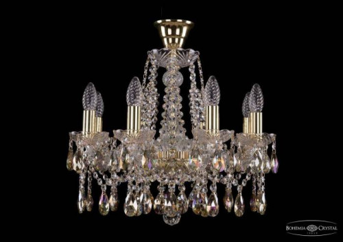 Потолочная хрустальная люстра Bohemia 1413 1413/8/165 G K701