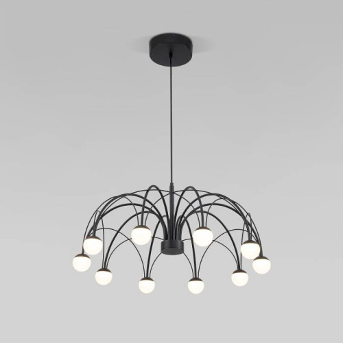 Подвесная люстра Eurosvet Ragno 90034/10 LED черный