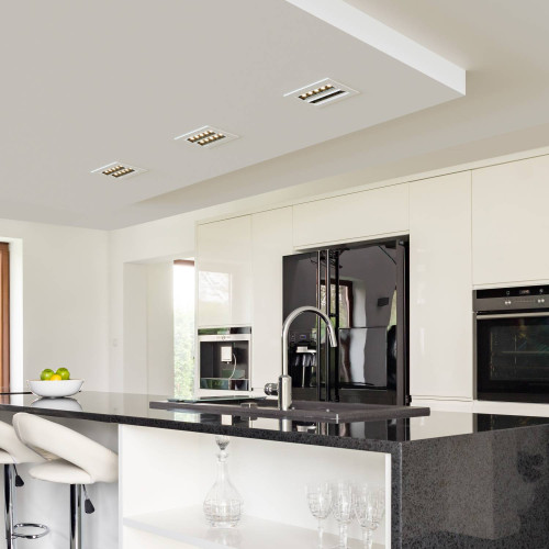 Встраиваемый светильник Elektrostandard 9921 & 9922 & 9923 LED 9923 LED 20W 4200K белый/черный