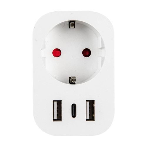 Розетка Uniel Ush USH-A103 1G/UC/WF WHITE