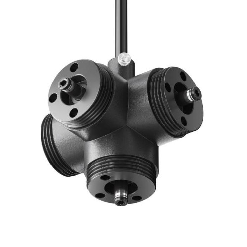 Х-образный вертикальный коннектор для системы Shelf с вводом питания Maytoni Accessories for system Shelf CA019L4C-P-B