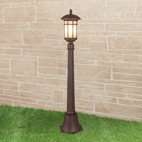 Столб фонарный уличный Elektrostandard Lepus Lepus F кофейное золото (GL 1016F)