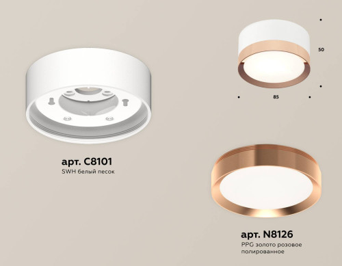Накладной светильник Ambrella Techno XS8101006