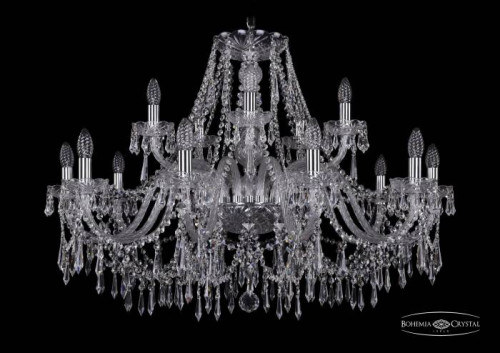 Подвесная хрустальная люстра 1403 Bohemia 1403/10+5/360 Ni