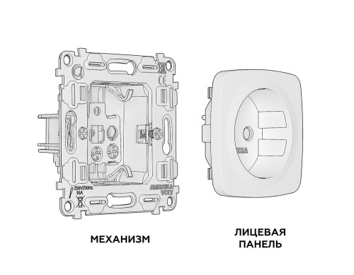 Розетка Ambrella Volt OMEGA MO107010
