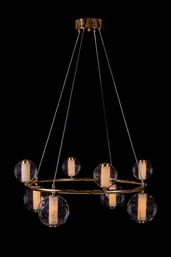 Подвесная люстра LEON Aurore LE7703/8 Gold