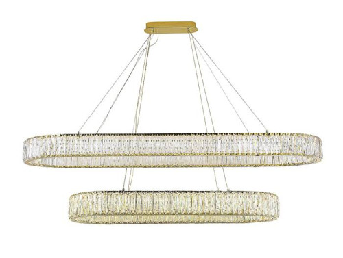 Потолочная чашка Newport Crystal Потолочная чашка 8240 L35*12*H4 90+140 oval gold