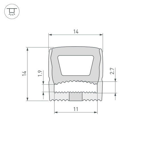 Профиль Arlight Wph 041092