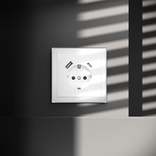 Розетка (Белый) Voltum Voltum S70 VLS040501
