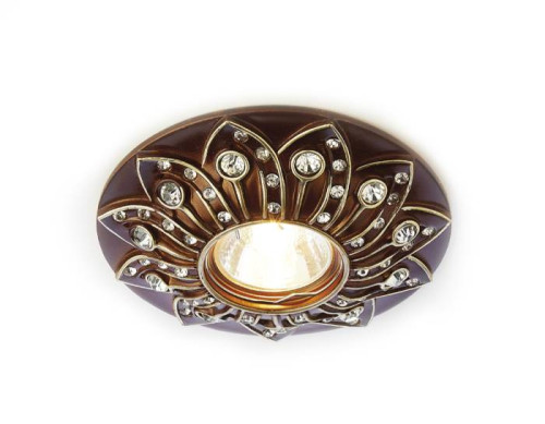 Встраиваемый светильник с узорами Design D4455 BR Ambrella