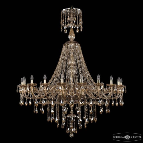 Подвесная хрустальная люстра 1415 Bohemia 1415/20/530/XL-180 G M721