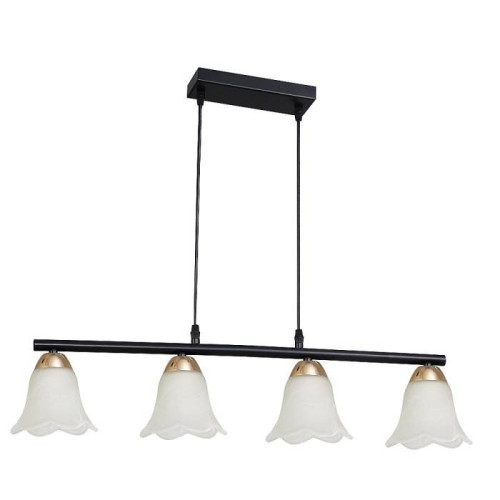 Светильник подвесной ЭкономСвет 30137 30137/4BK+GD WT