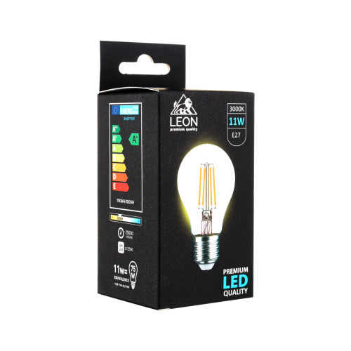 Светодиодная лампа LEON LE-A60-11W-3000K-E27/CL