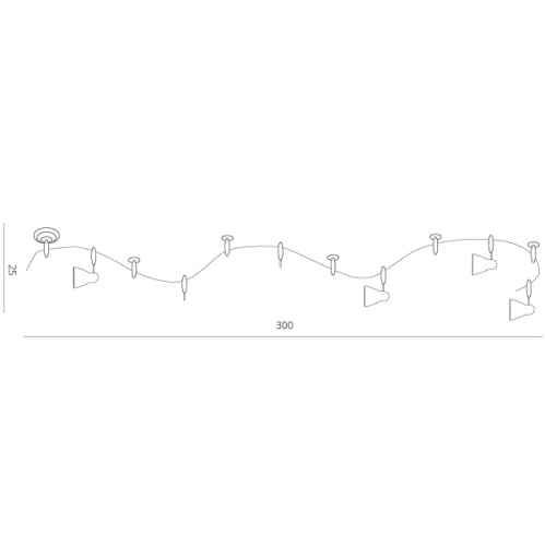Трековая система Arte Lamp Rails A3058PL-6SI