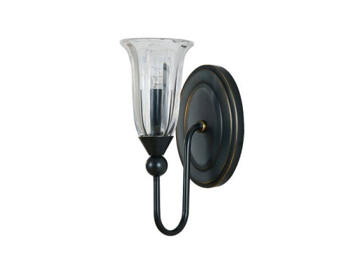 Настенное бра Newport Margo 3711/A black+gold