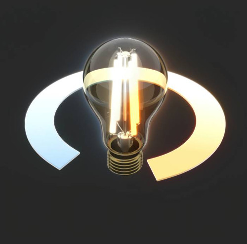 Светодиодные лампочки Elektrostandard Classic Smart лампа F А60 Е27 6,5W 3300К-6500К CCT+DIM (BLE2754) (E27)  (6.5Вт)  (3300K) 