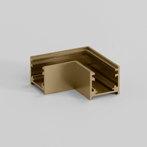 Коннектор для шинопровода Elektrostandard Line Magnetic Brass Line Коннектор угловой для накладного шинопровода (латунь) 85224/00