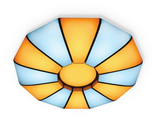 Потолочная люстра с пультом Orbital Parus Ambrella FP2312 WH 210W D740