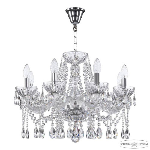 Подвесная люстра Bohemia 5413 5413/8/200 Ni Clear/M-1H