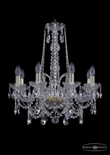 Подвесная хрустальная люстра 1411 Bohemia 1411/8/195/h-65 G