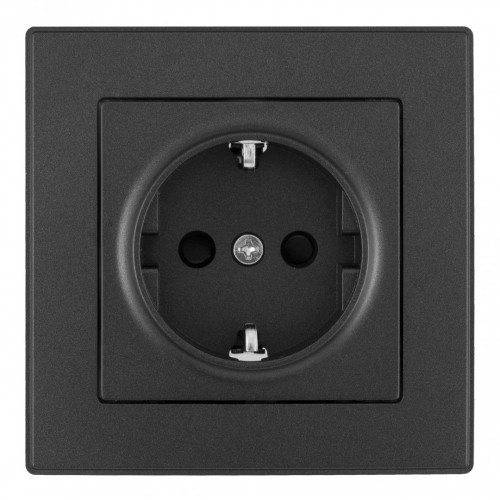 Розетка Arte Milano Set06-1 SET06-1-40-1 black