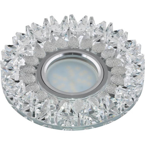 Встраиваемый светильник Fametto Peonia DLS-P101 GU5.3 CHROME/CLEAR