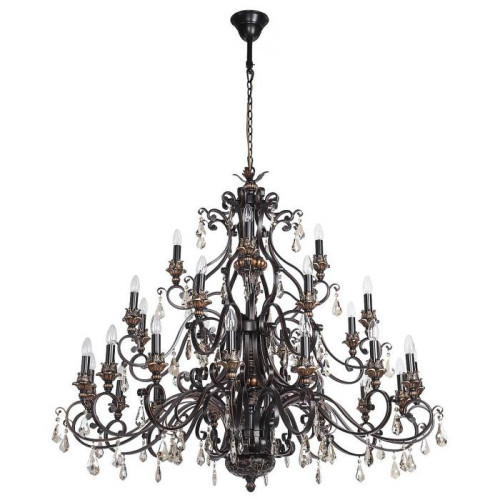 Подвесная хрустальная люстра Версаче Chiaro 254018828