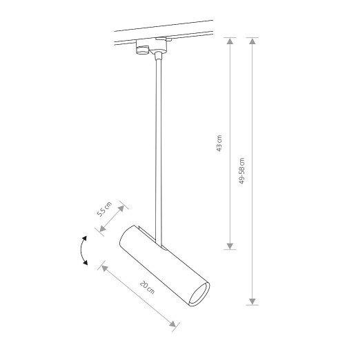 Трековый светильник Nowodvorski Profile Eye Super 9324