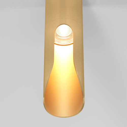 Накладной светильник Elektrostandard Apex 25113/LED 7W 3000K латунь