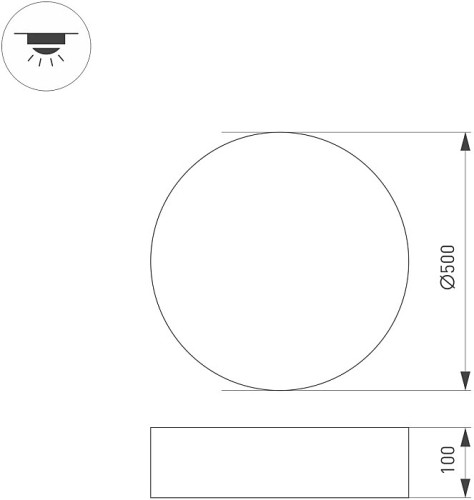 Светильник потолочный Arlight Tor Pill 022108(3)