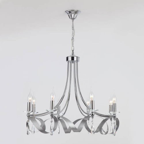 Подвесная люстра Eurosvet Adelia 60064/8 хром