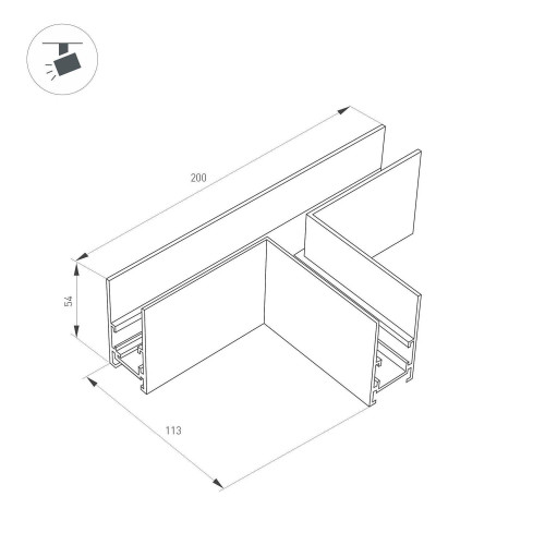 Коннектор тройной Arlight Orient 036807