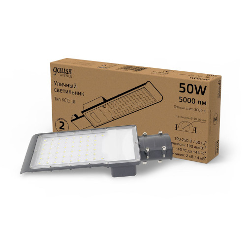 Консольный уличный светильник Gauss Avenue 3000 629534150