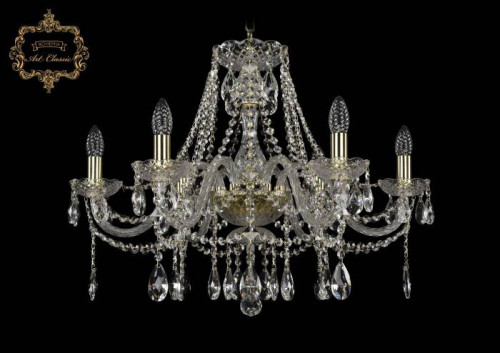 Подвесная хрустальная люстра 11.12 Art Classic 11.12.6.240.Gd.Sp